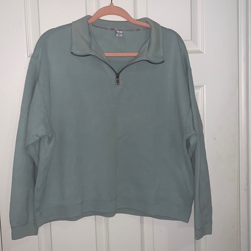 Tommy Bahama vintage teal quarter zip